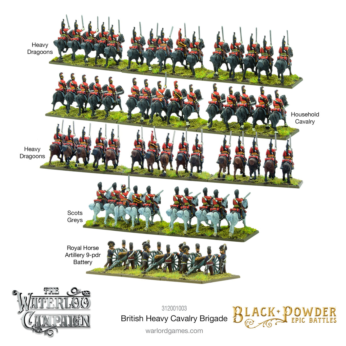 Epic Battles: Waterloo - Battles: Waterloo - British Heavy Cavalry Brigade
