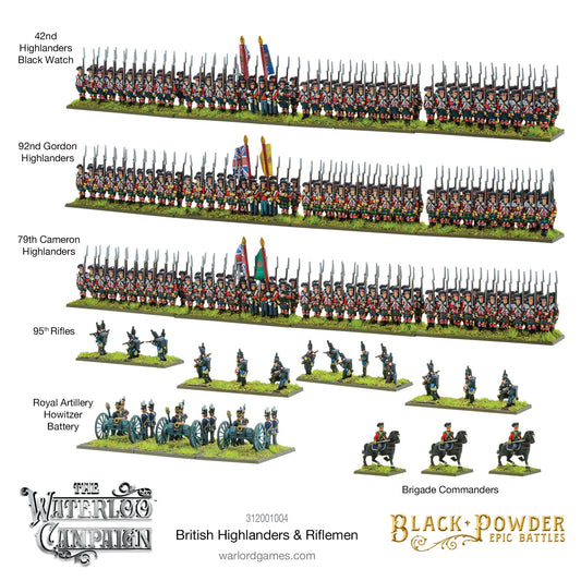 Epic Battles: Waterloo - Battles: British Highlanders & Riflemen