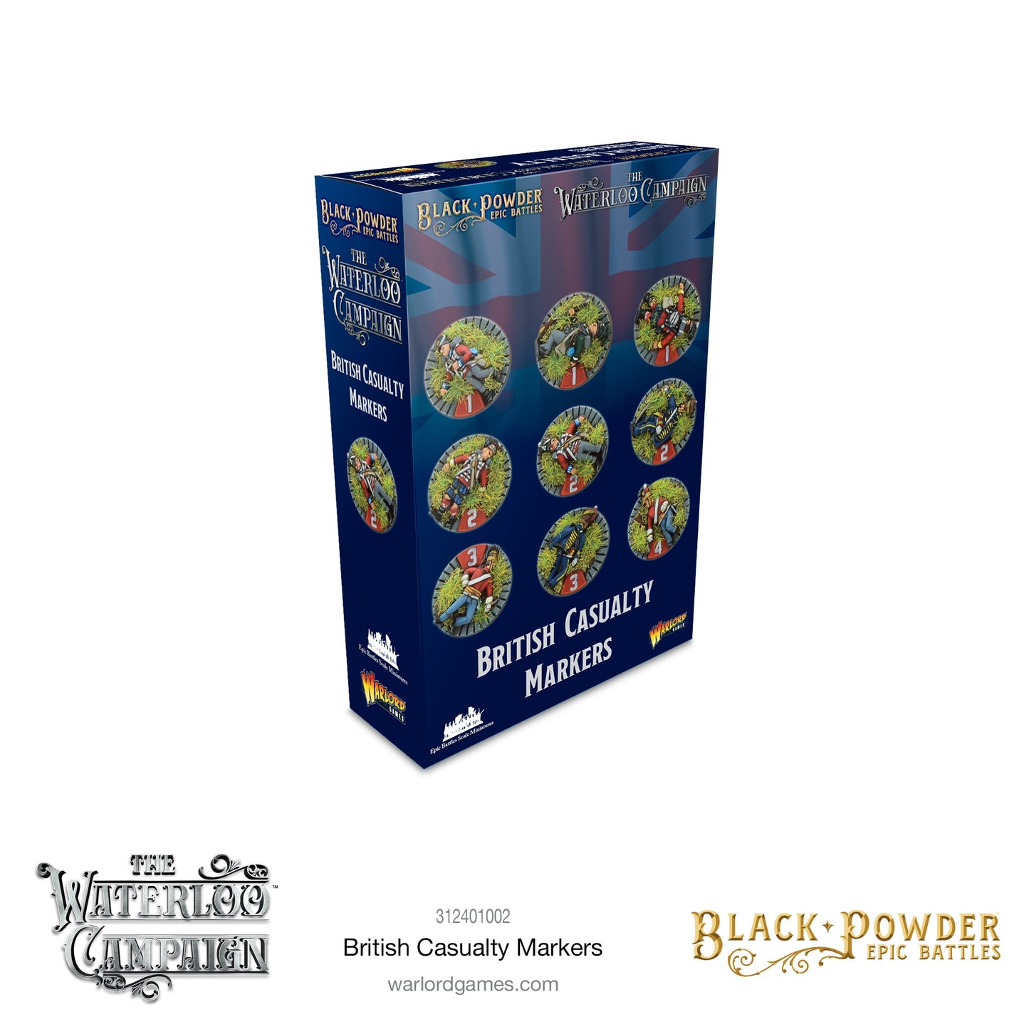 Epic Battles: Waterloo - Battles: Napoleonic British Casualty Markers