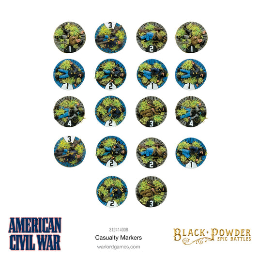 Epic Battles: American Civil War - Battles - American Civil War Casualty Markers
