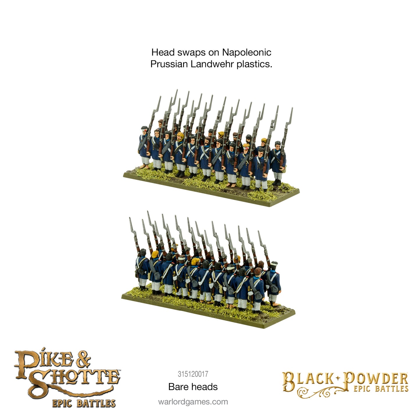 Black Powder: British - Battles - Bare Heads