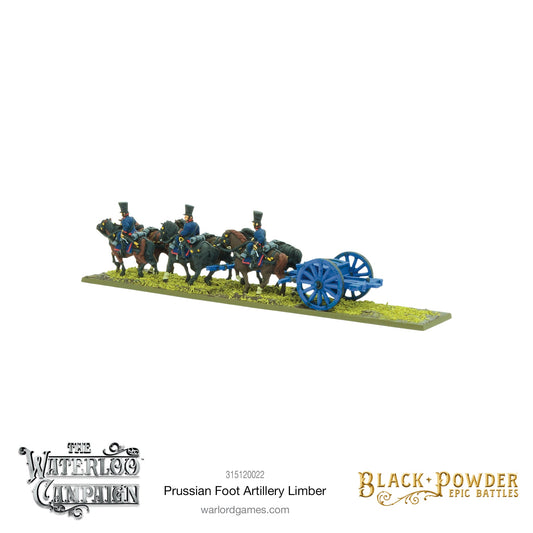 Epic Battles: Waterloo - Battles: Napoleonic Prussian Foot Artillery Limber