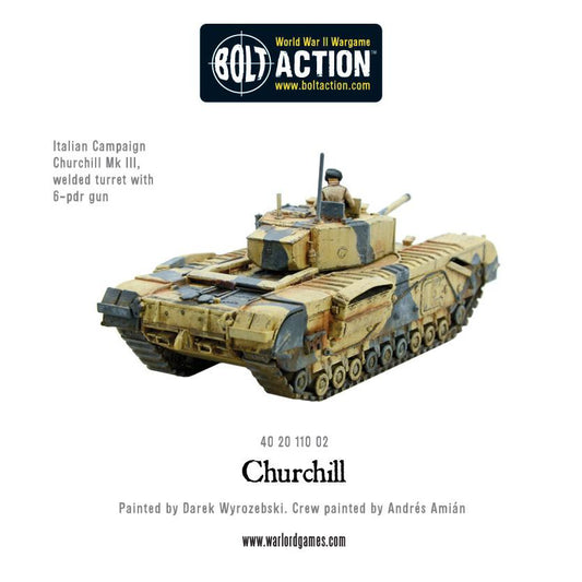 Achtung Panzer!: British Tanks - Churchill Tank (Plastic)