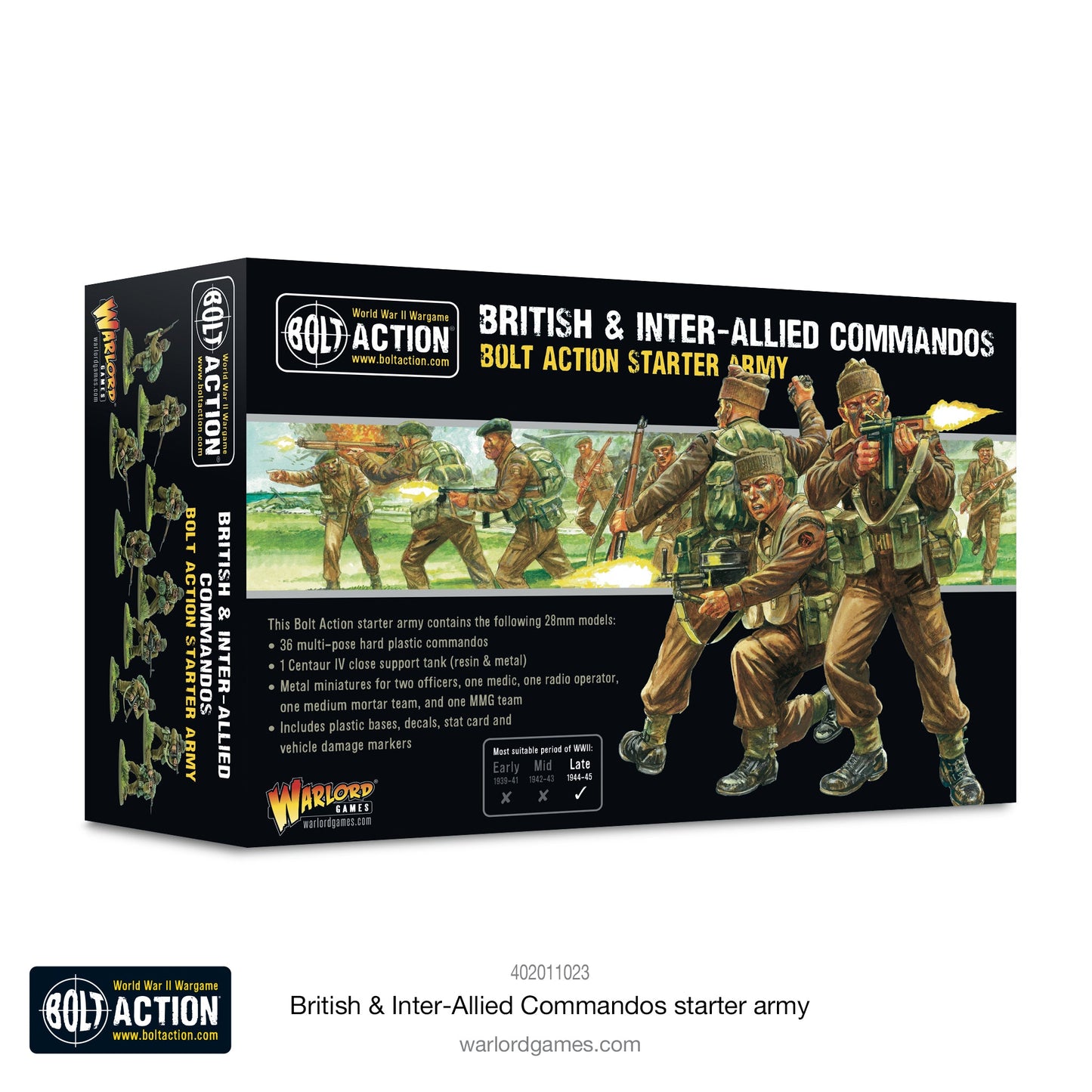 Bolt Action: Churchill's Gangsters (British & Inter-Allied Commandos) starter army