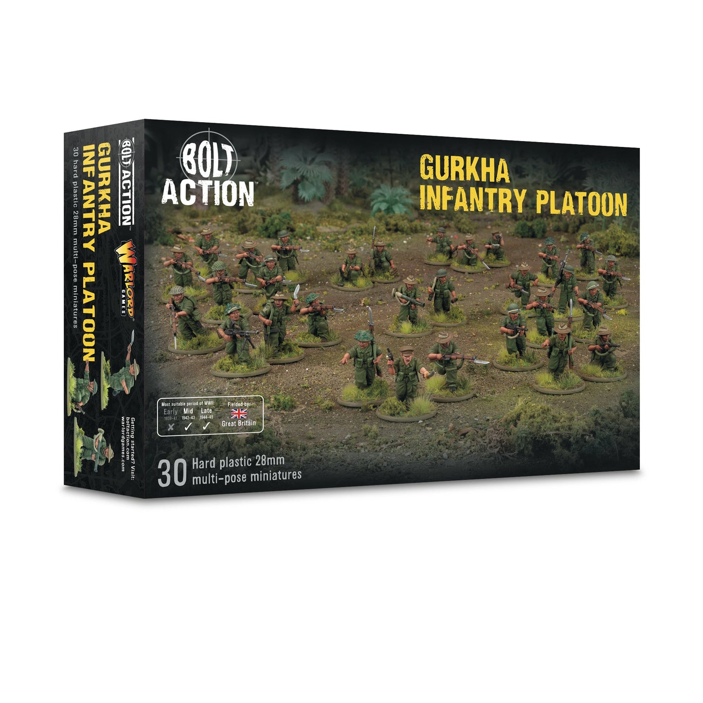 Bolt Action: British - Gurkha Infantry Platoon