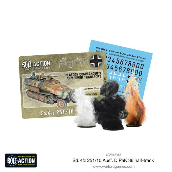 Bolt Action: German - Sd.Kfz 251/10 ausf D (37mm Pak) Half Track