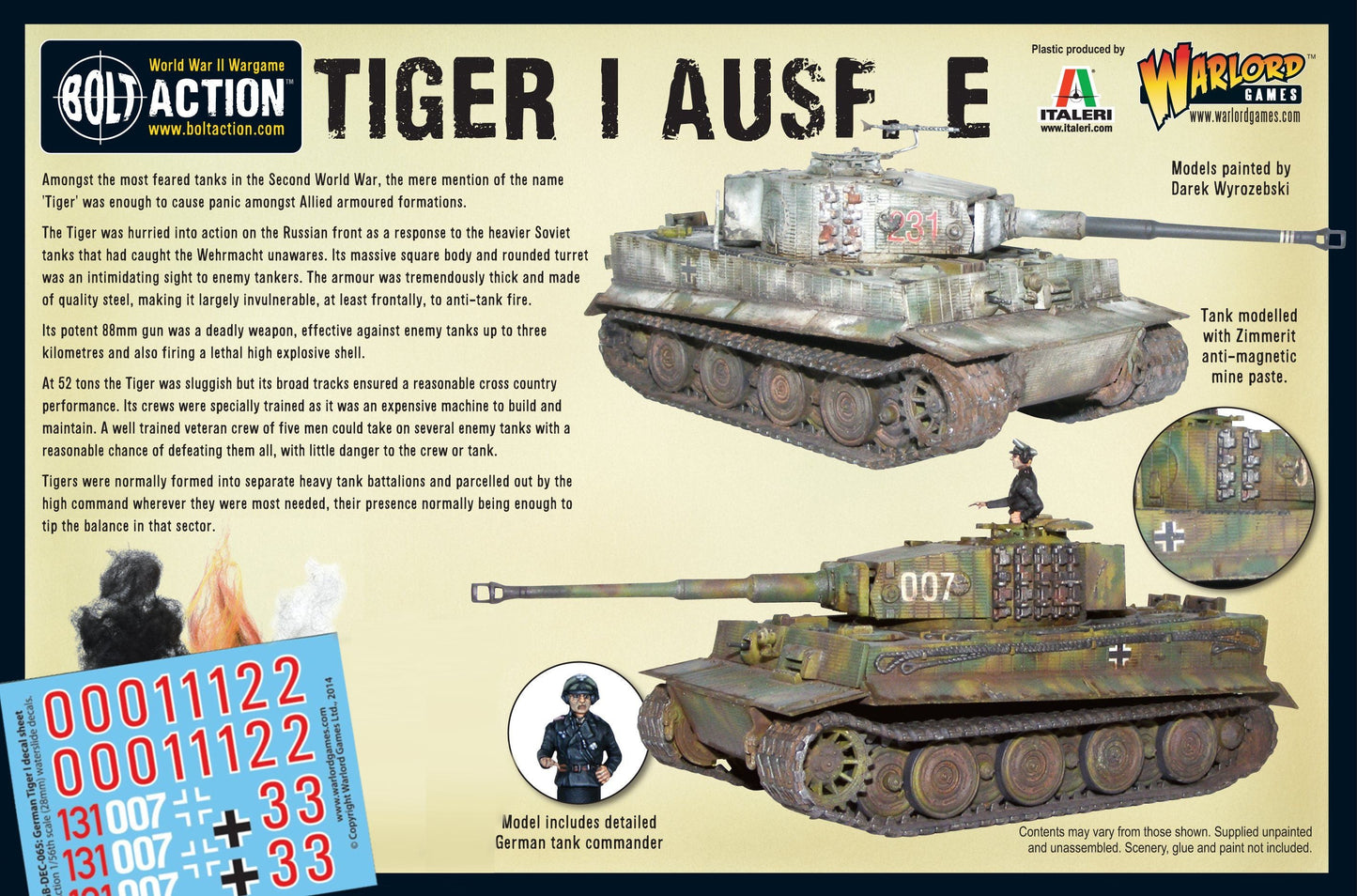 Achtung Panzer!: German Tanks - Tiger I Ausf. E Heavy Tank