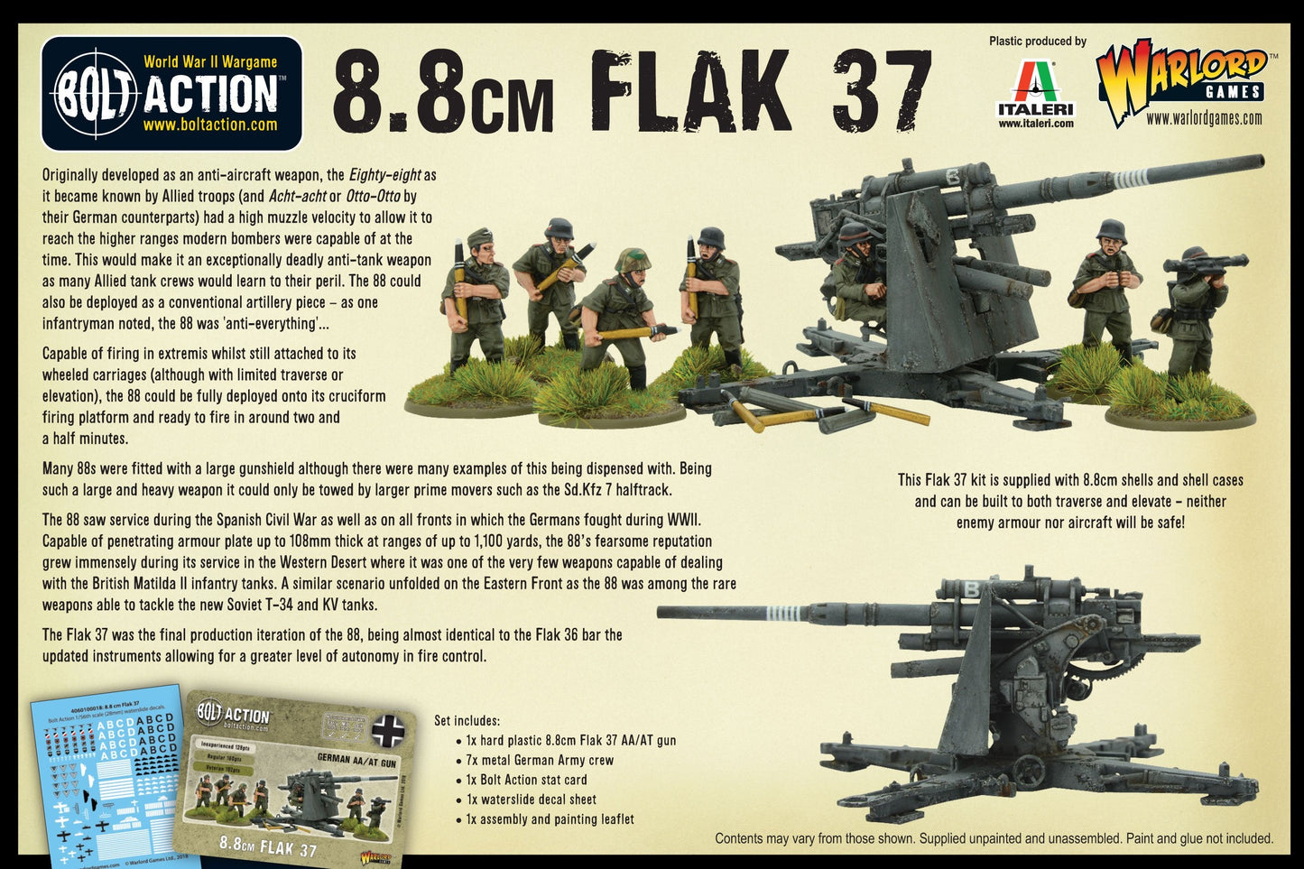Bolt Action: German - Flak 37 8.8cm