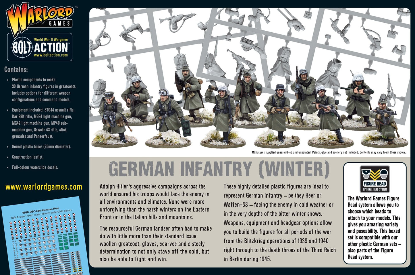 Bolt Action: German - Germans Grenadiers (Winter) Platoon