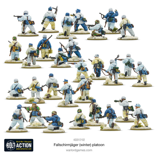 Bolt Action: German - Fallschirmjäger (Winter) Platoon