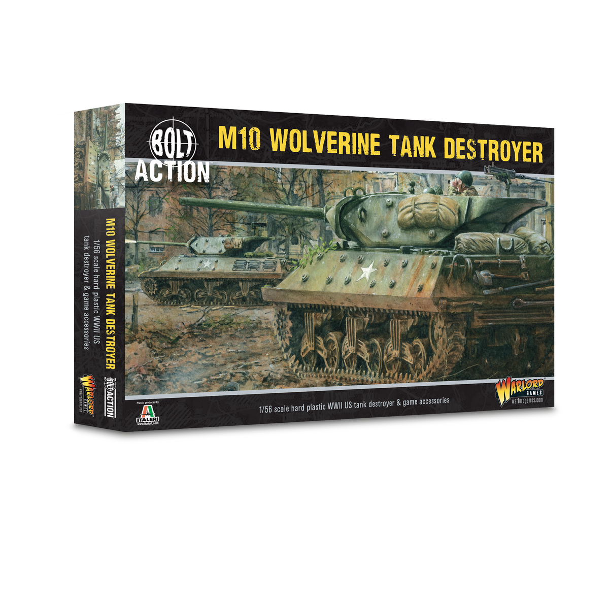 Achtung Panzer!: British Tanks - M10 Tank Destroyer/Wolverine (Plastic Box)