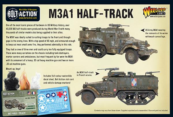 Bolt Action: USA - M3A1 Half-track