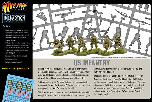 Bolt Action: USA - US Infantry Platoon - WWII American GIs