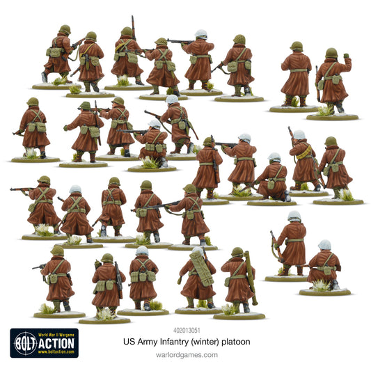 Bolt Action: USA - US Army Infantry (Winter) Platoon
