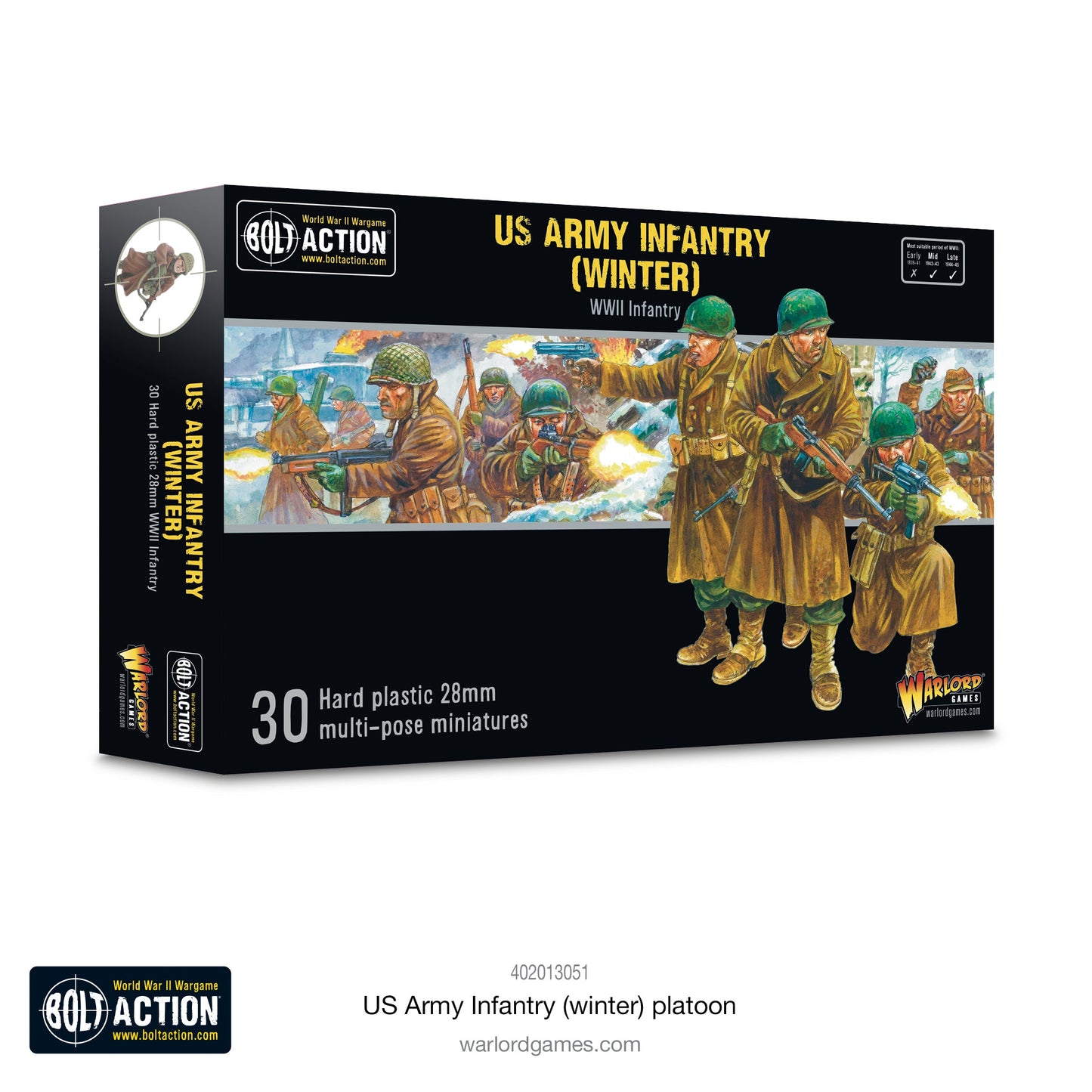 Bolt Action: USA - US Army Infantry (Winter) Platoon