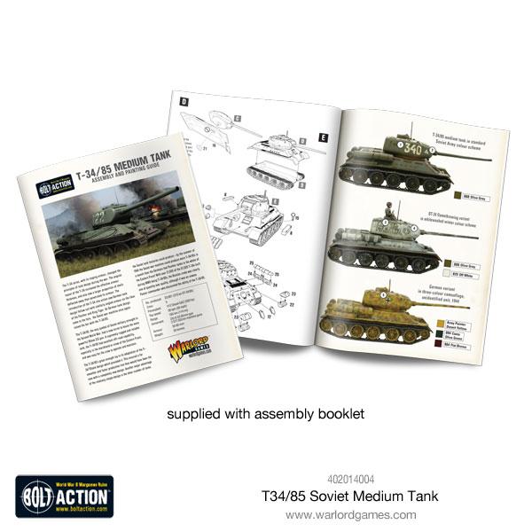 Achtung Panzer!: Soviet Tanks - T-34/85 medium tank (plastic)
