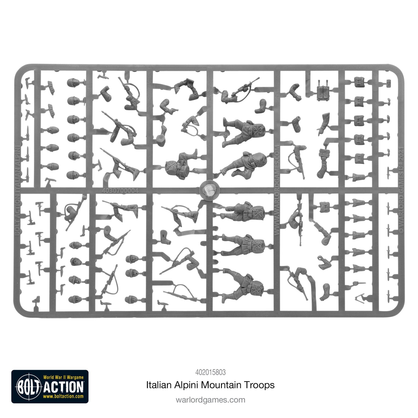 Bolt Action: Italian Alpini Mountain Troops sprue