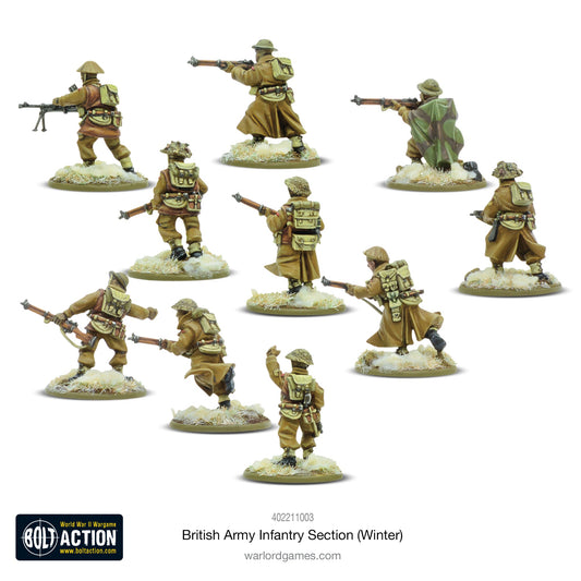 Bolt Action: British Infantry section (Winter)
