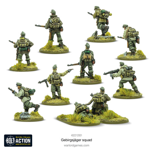 Bolt Action: German - Gebirgsjager squad