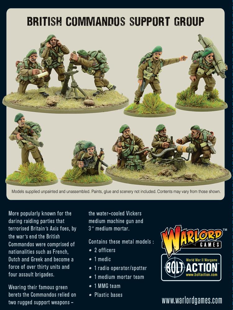 Bolt Action: Commandos support group