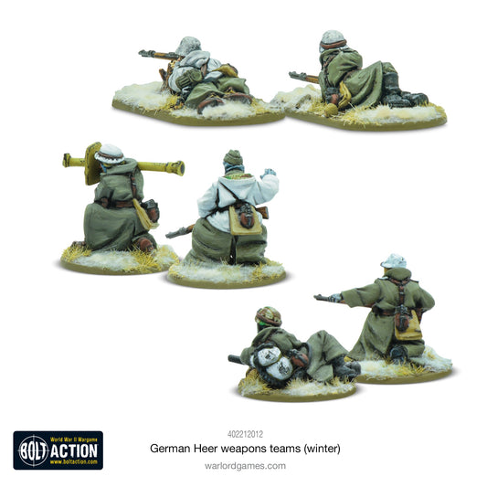 Bolt Action: German - German Heer (Winter) weapons teams