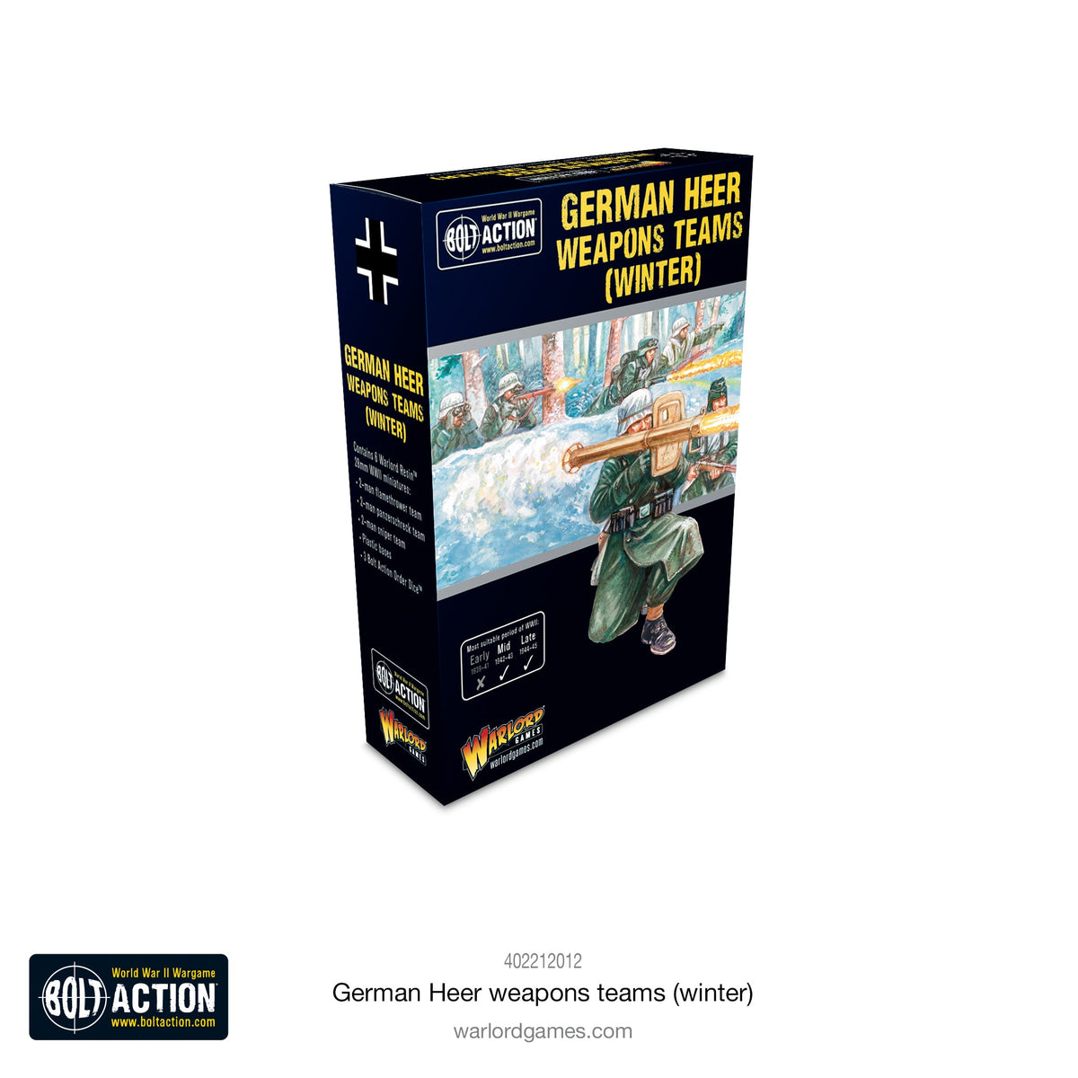 Bolt Action: German - German Heer (Winter) weapons teams