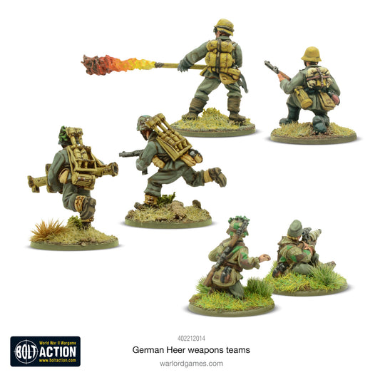 Bolt Action: German - German Heer weapon teams