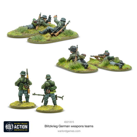 Bolt Action: German - Blitzkrieg German weapons teams