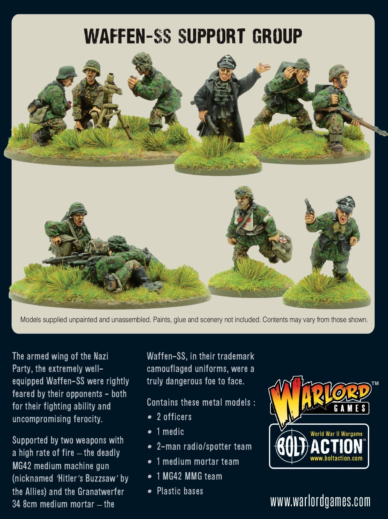Bolt Action: German - Waffen-SS support group