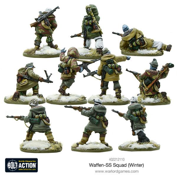 Bolt Action: German - Winter SS squad box