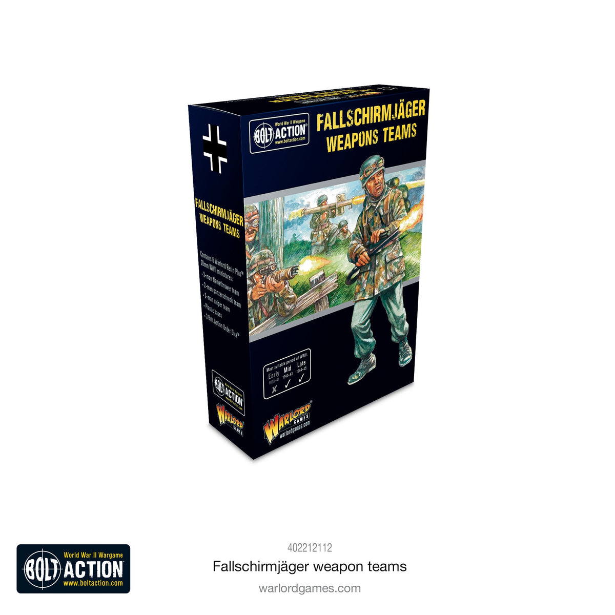Bolt Action: German - Fallschirmjäger weapons teams