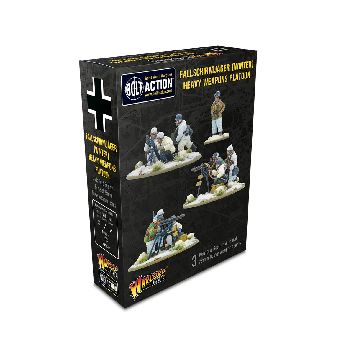 Bolt Action: German - Winter Fallschirmjäger Heavy Weapons Platoon