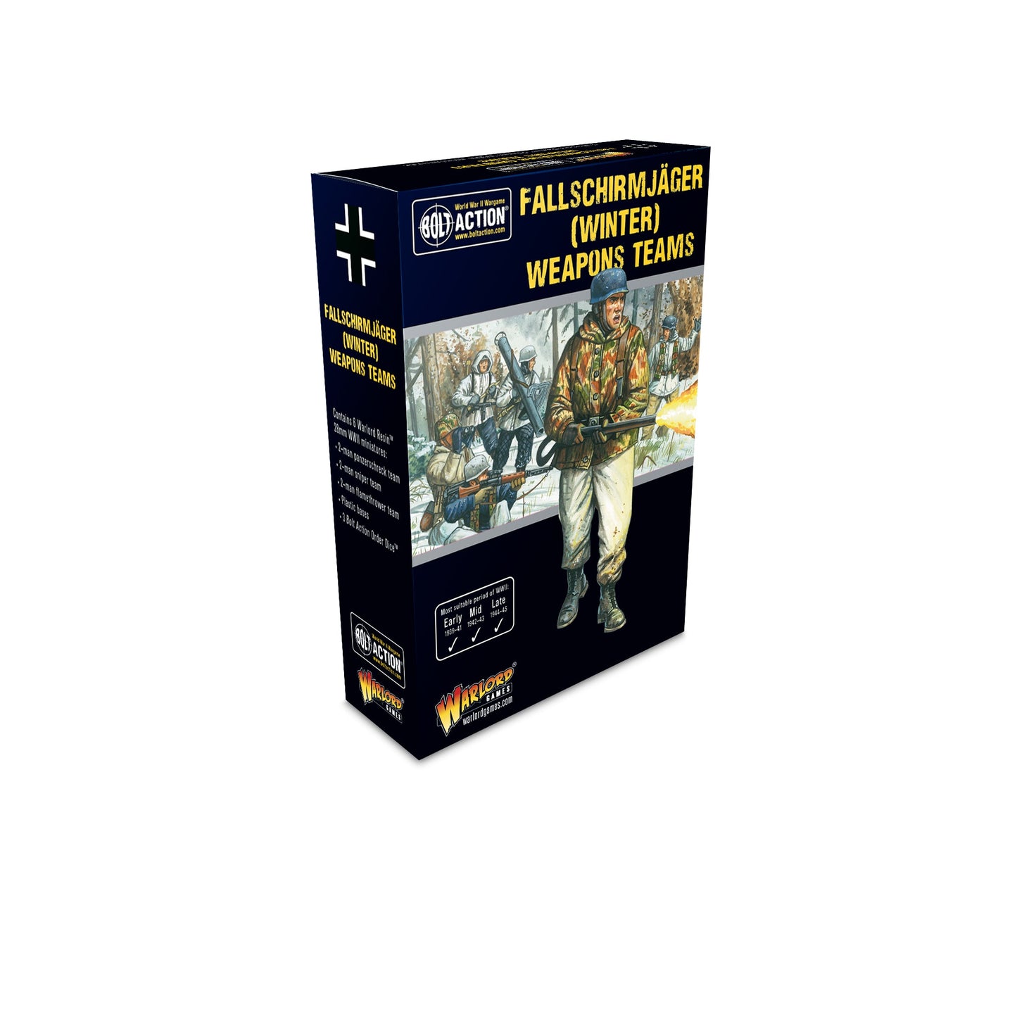 Bolt Action: German - Winter Fallschirmjäger Weapons Teams