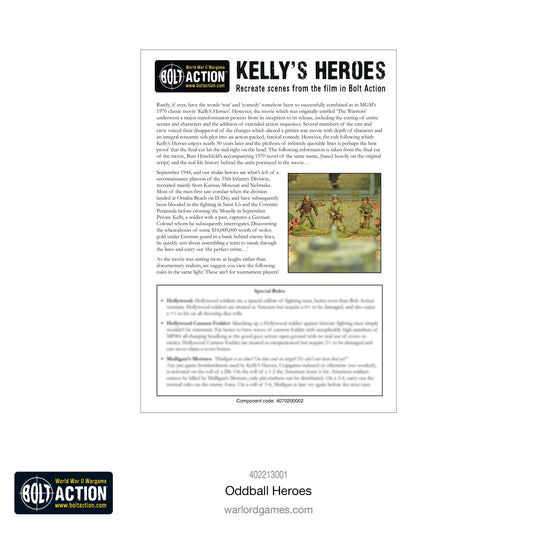 Bolt Action: USA - Oddball Heroes