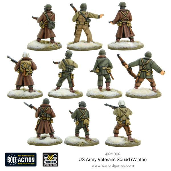 Bolt Action: USA - US Army Veterans Squad (Winter)