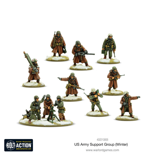 Bolt Action: USA - US Army (Winter) Support Group