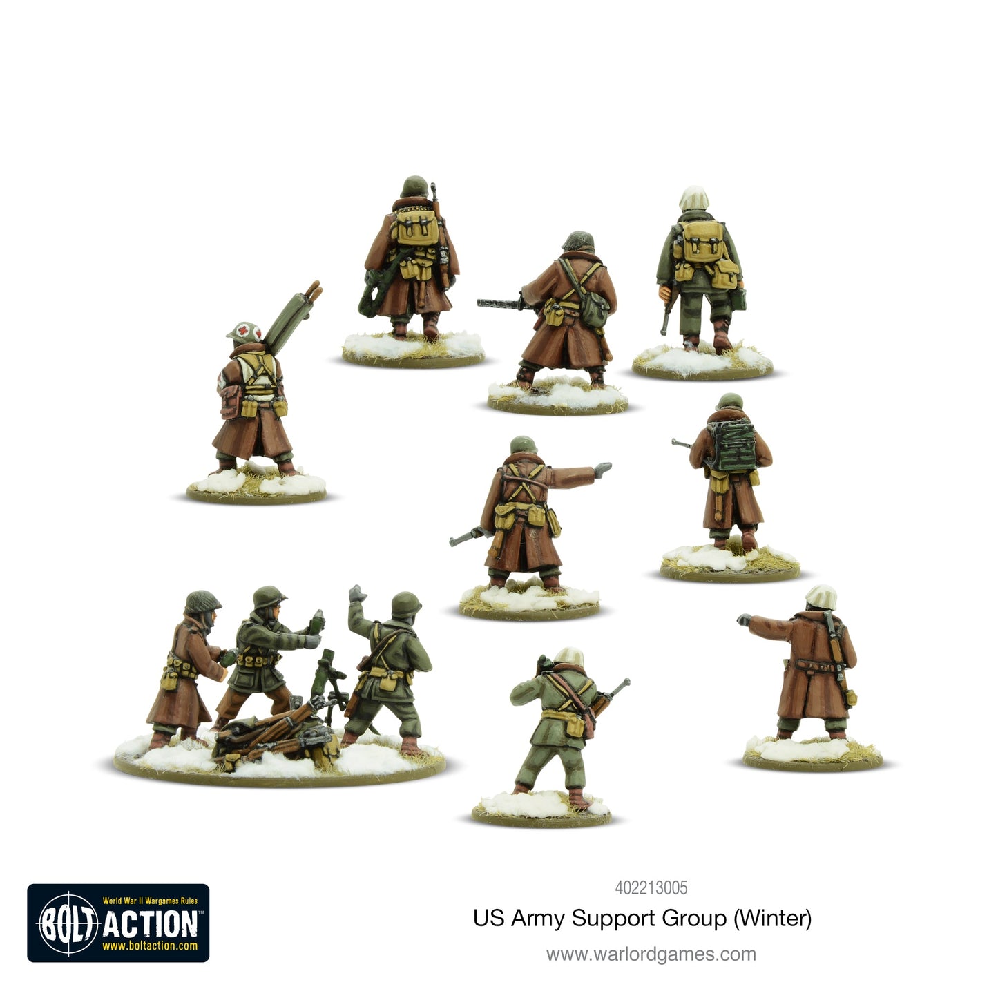 Bolt Action: USA - US Army (Winter) Support Group