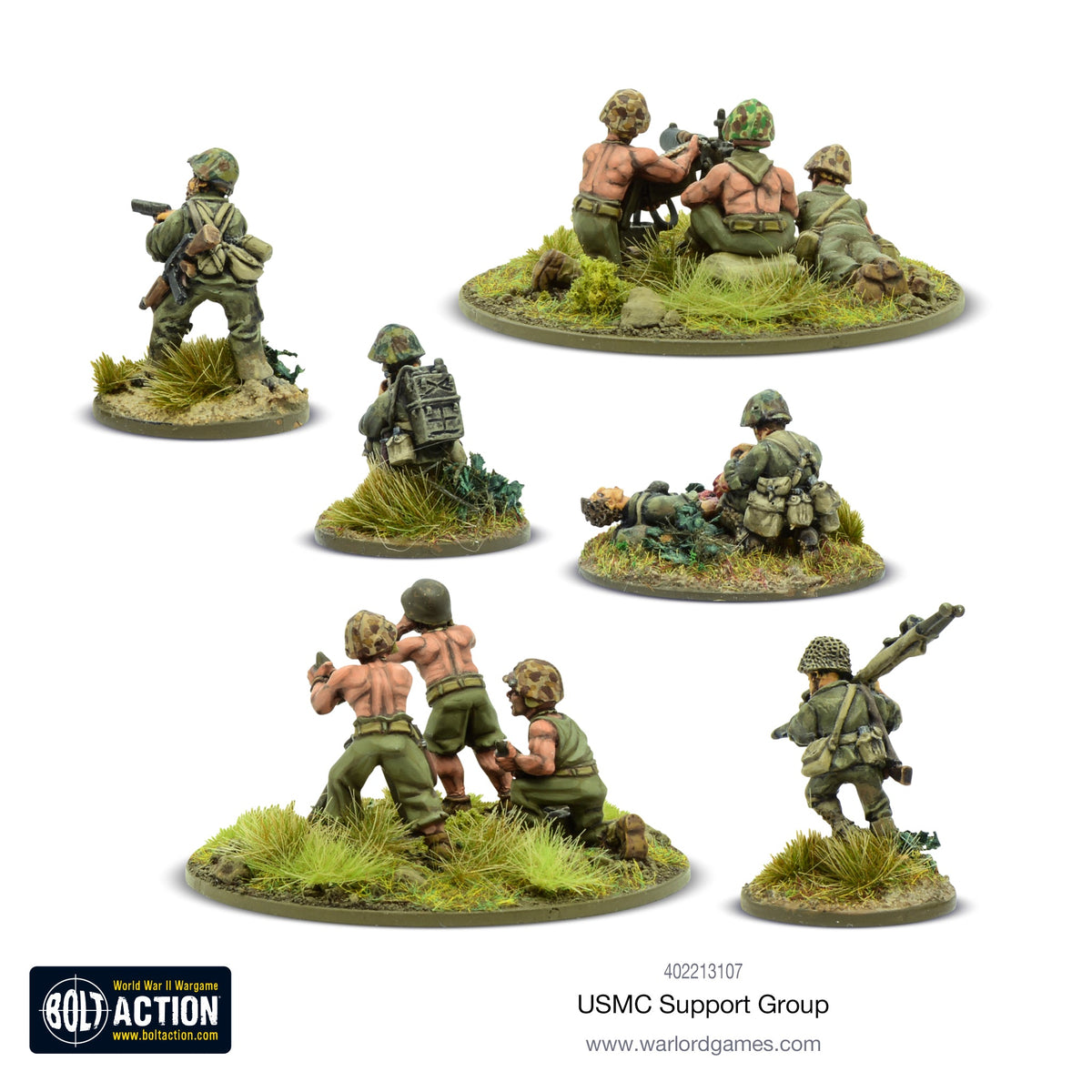 Bolt Action: USA - USMC Support Group