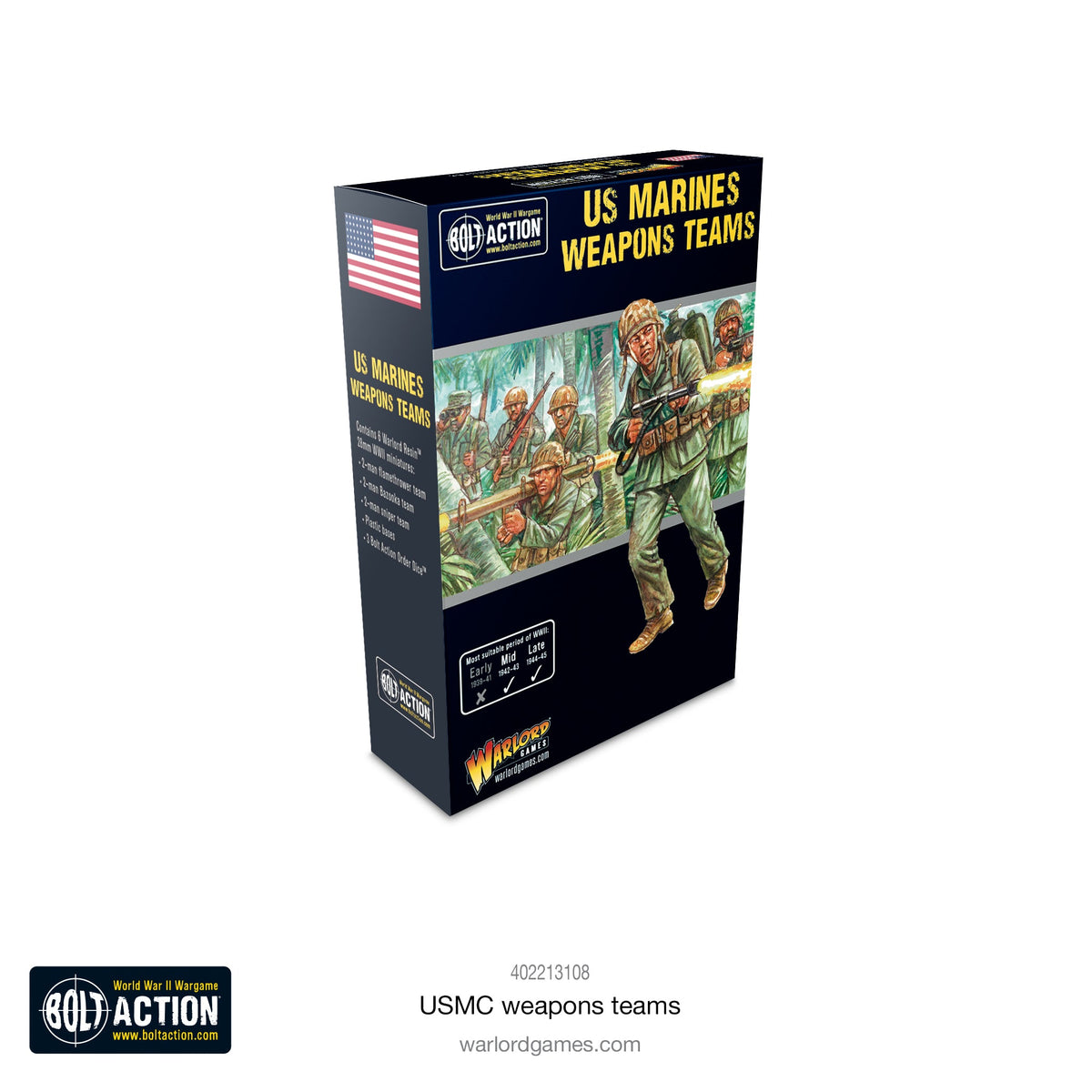 Bolt Action: USA - USMC Weapons Teams