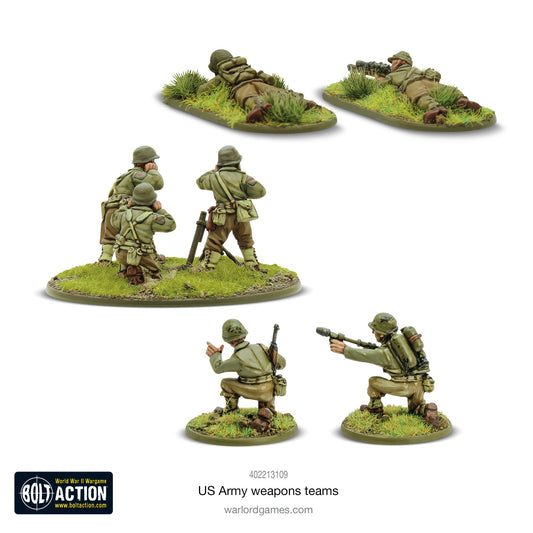 Bolt Action: USA - US Army weapons teams