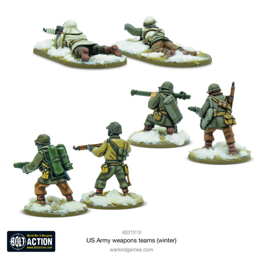 Bolt Action: USA - US Army (Winter) weapons teams
