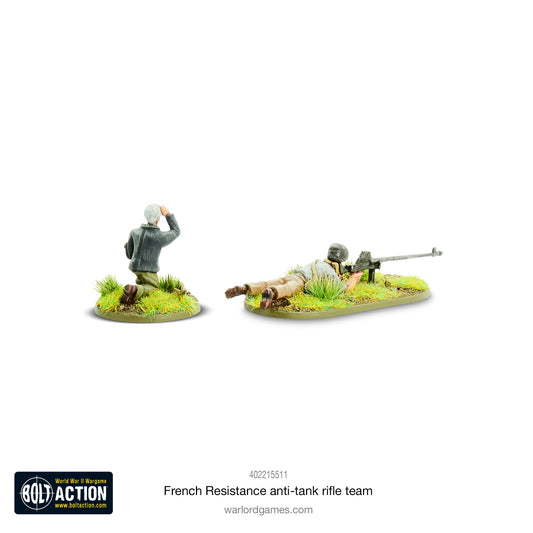 Bolt Action: French Resistance anti-tank rifle team