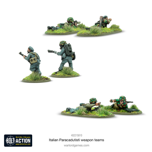 Bolt Action: Italian Paracadutisti weapons teams