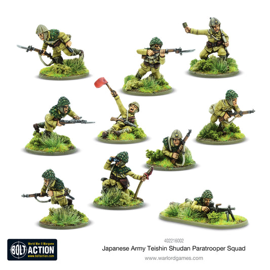 Bolt Action: Japan - Japanese Teishin Shudan Paratrooper Squad