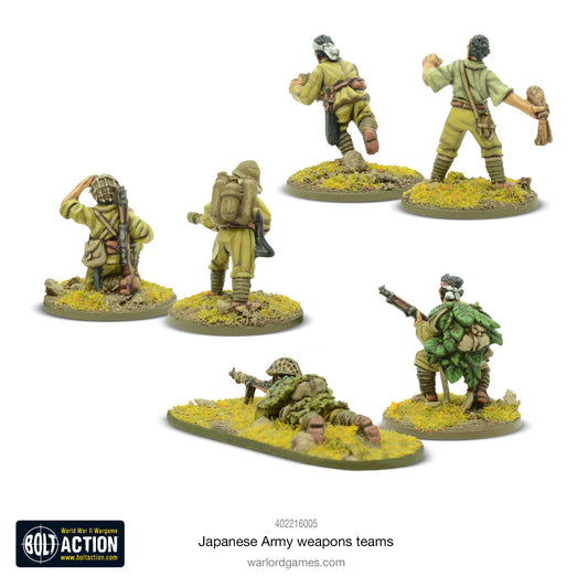 Bolt Action: Japan - Japanese Army Weapons Teams