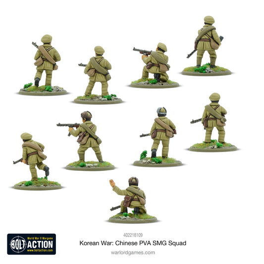 Bolt Action: Korean War: Chinese PVA SMG squad