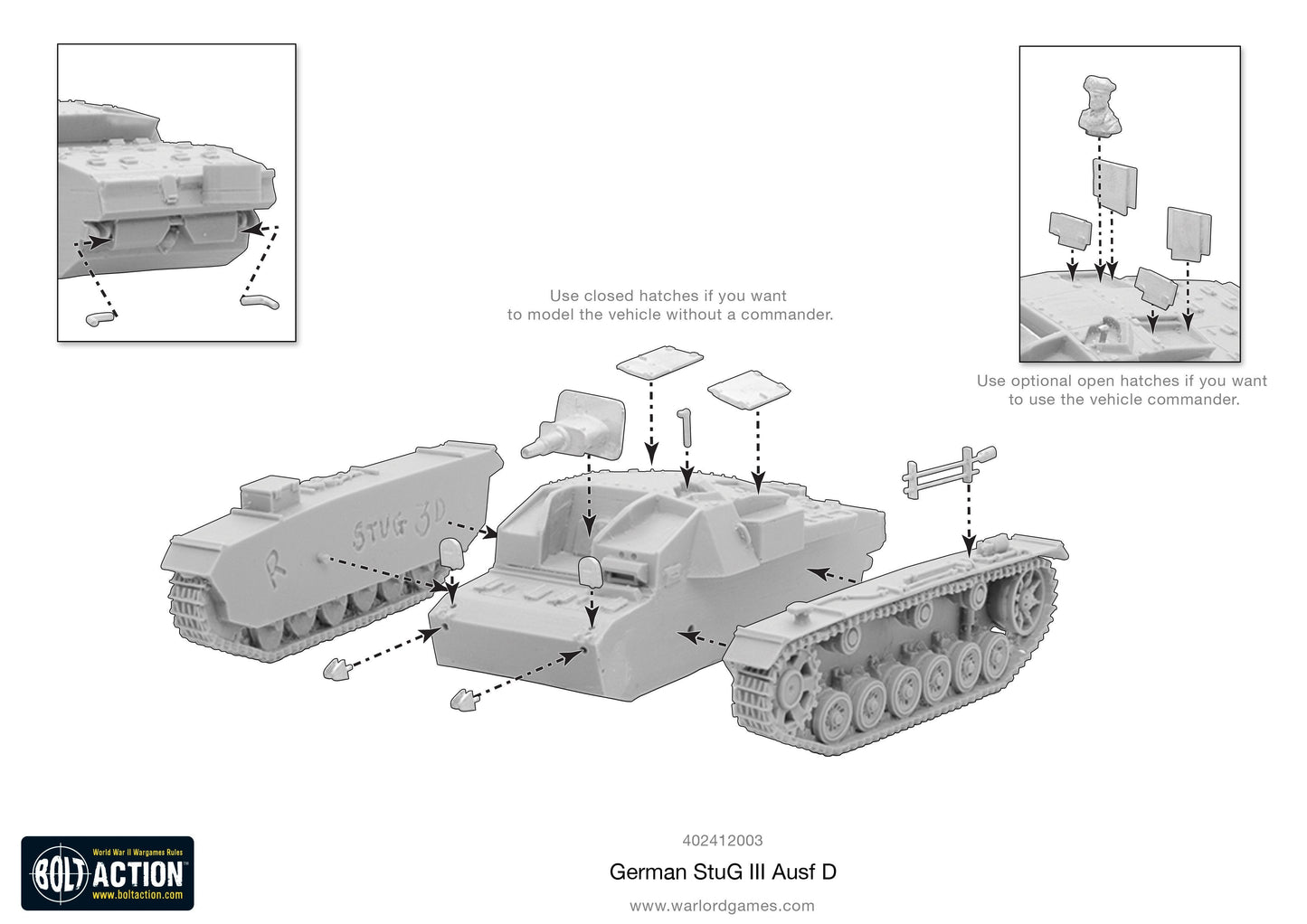 Bolt Action: German - Stug III Ausf D