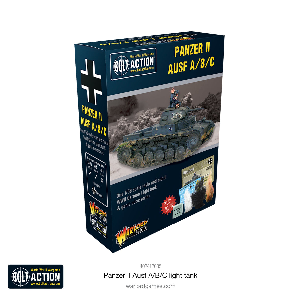 Bolt Action: German - Panzer II Ausf. A/B/C