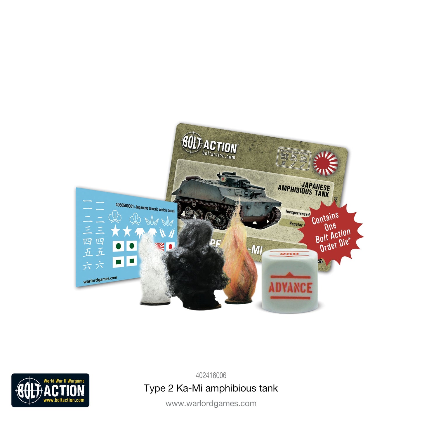 Bolt Action: Japan - Japanese Type 2 Ka-Mi amphibious tank