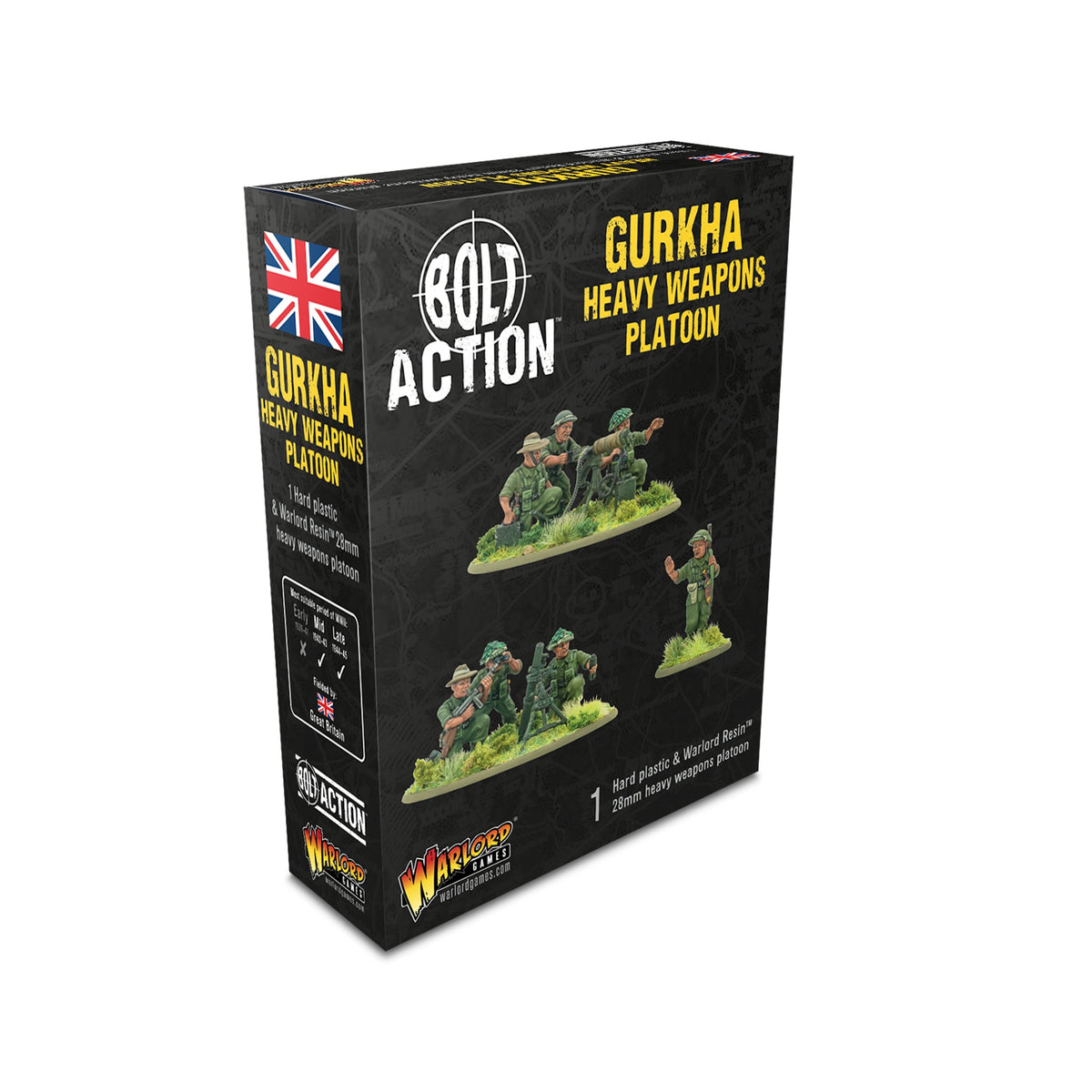 Bolt Action: British - Gurkha Heavy Weapons platoon